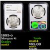 Image 1 : NGC 1885-o Morgan Dollar $1 Graded ms63 By NGC