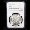 Image 2 : NGC 1885-o Morgan Dollar $1 Graded ms63 By NGC