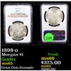 Image 1 : NGC 1898-o Morgan Dollar $1 Graded ms65 By NGC