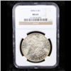 Image 2 : NGC 1898-o Morgan Dollar $1 Graded ms65 By NGC