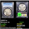 Image 1 : PCGS 1882-s Morgan Dollar $1 Graded ms65 By PCGS