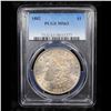 Image 2 : PCGS 1882-p Morgan Dollar $1 Graded ms63 By PCGS