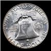 Image 3 : 1955-p Franklin Half Dollar 50c Grades Select Unc+ FBL