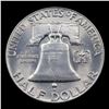 Image 3 : 1948-p Franklin Half Dollar 50c Grades Select Unc+ FBL