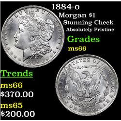 1884-o Morgan Dollar $1 Grades GEM+ Unc