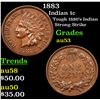 Image 1 : 1883 Indian Cent 1c Grades Select AU