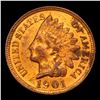 Image 2 : 1901 Indian Cent 1c Grades Unc Details