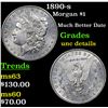Image 1 : 1890-s Morgan Dollar $1 Grades Unc Details