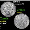 Image 1 : 1898-p Morgan Dollar $1 Grades Select Unc