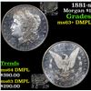 Image 1 : 1881-s Morgan Dollar $1 Grades Select Unc+ DMPL