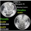 Image 1 : 1882-s Morgan Dollar $1 Grades GEM+ Unc
