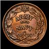 Image 3 : 1863 Army & Navy Civil War Token 1c Grades Choice AU