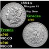 Image 1 : 1884-s Morgan Dollar $1 Grades xf