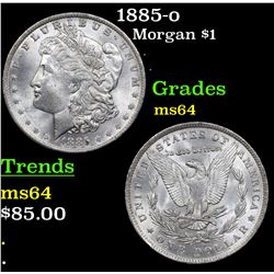 1885-o Morgan Dollar $1 Grades Choice Unc