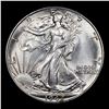 Image 2 : 1942-p Walking Liberty Half Dollar 50c Grades Choice+ Unc