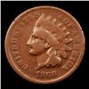 Image 2 : 1866 Indian Cent 1c Grades vg+