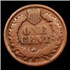 Image 3 : 1866 Indian Cent 1c Grades vg+