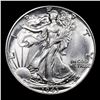 Image 2 : 1943-p Walking Liberty Half Dollar 50c Grades Choice Unc