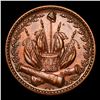 Image 3 : 1863 Indian Civil War Token 1c Grades Choice AU