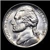 Image 2 : 1945-p Jefferson Nickel 5c Grades Choice+ Unc