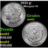Image 1 : 1921-p Morgan Dollar $1 Grades Select Unc