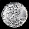 Image 2 : 1945-p Walking Liberty Half Dollar 50c Grades Unc Details