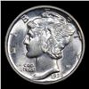 Image 2 : 1936-p Mercury Dime 10c Grades Choice Unc+ FSB