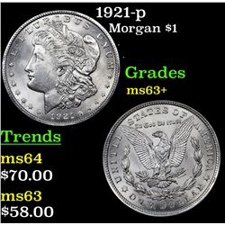 1921-p Morgan Dollar $1 Grades Select+ Unc