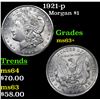 Image 1 : 1921-p Morgan Dollar $1 Grades Select+ Unc
