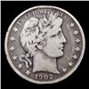 Image 2 : 1902-p Barber Half Dollars 50c Grades vf+