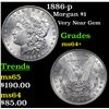 Image 1 : 1886-p Morgan Dollar $1 Grades Choice+ Unc