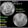 Image 1 : 1879-s Morgan Dollar $1 Grades Unc Details