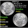 Image 1 : 1902-p Morgan Dollar $1 Grades Choice+ Unc