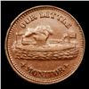 Image 2 : (1863) Our Little Monitor F-238/405 R3 Civil War Token 1c Grades AU, Almost Unc