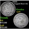 Image 1 : 1835 Capped Bust Dime 10c Grades vg+