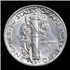Image 3 : 1945-s micro-s Mercury Dime 10c Grades Choice AU/BU Slider
