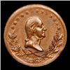 Image 2 : 1863 Washington F-119/398 Civil War Token 1c Grades Choice AU/BU Slider