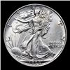 Image 2 : 1936-p Walking Liberty Half Dollar 50c Grades Choice Unc
