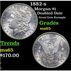 1882-s Morgan Dollar $1 Grades GEM Unc