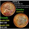 Image 1 : 1924-p Lincoln Cent 1c Grades Choice Unc BN
