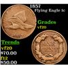 Image 1 : 1857 Flying Eagle Cent 1c Grades vf, very fine