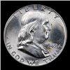 Image 2 : 1949-p Franklin Half Dollar 50c Grades Select Unc+ FBL