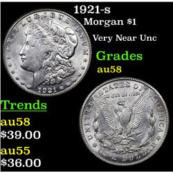 1921-s Morgan Dollar $1 Grades Choice AU/BU Slider