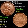 Image 1 : 1915-s Lincoln Cent 1c Grades vf++