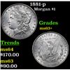 Image 1 : 1881-p Morgan Dollar $1 Grades Select+ Unc