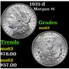 Image 1 : 1921-d Morgan Dollar $1 Grades Select Unc