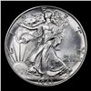 Image 2 : 1943-p Walking Liberty Half Dollar 50c Grades GEM+ Unc