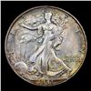 Image 2 : 1941-s Walking Liberty Half Dollar 50c Grades Choice Unc