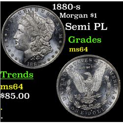 1880-s Morgan Dollar $1 Grades Choice Unc