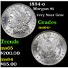 Image 1 : 1884-o Morgan Dollar $1 Grades Choice+ Unc